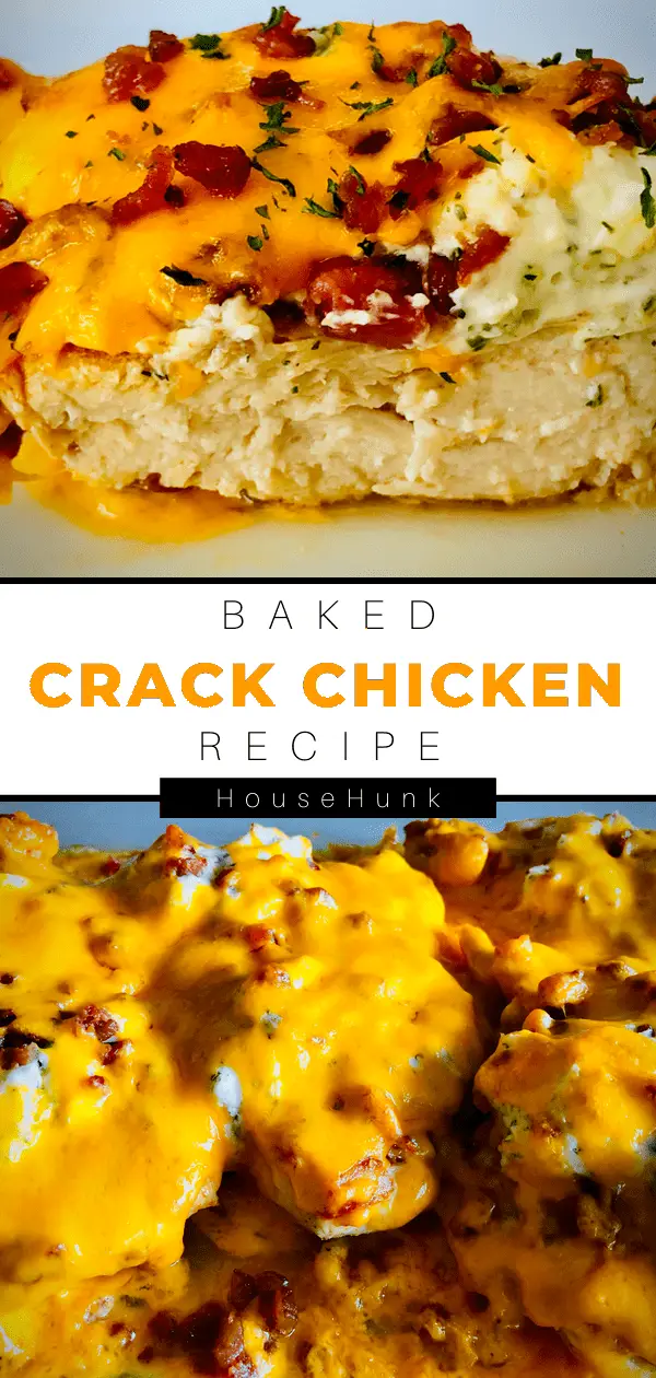 Baked Crack Chicken Recipe Pinterest Pin