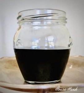 jar of balsamic reduction