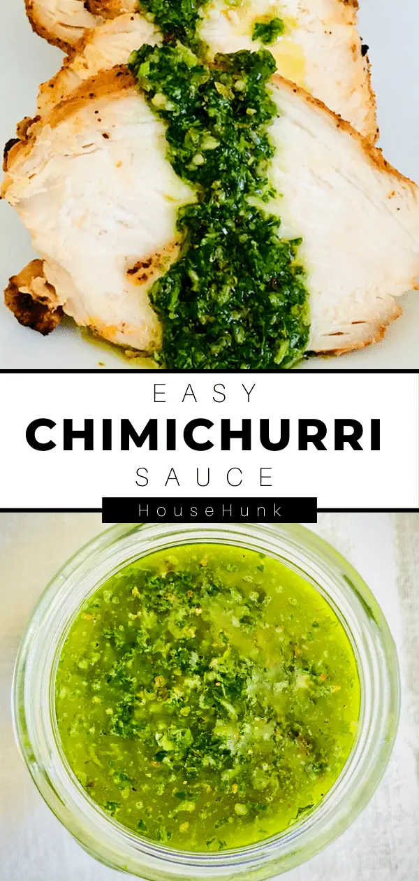 Easy Chimichurri Sauce Recipe Pinterest Pin
