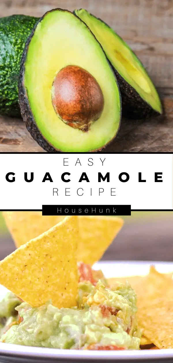 Easy Guacamole Recipe Pinterest Pin