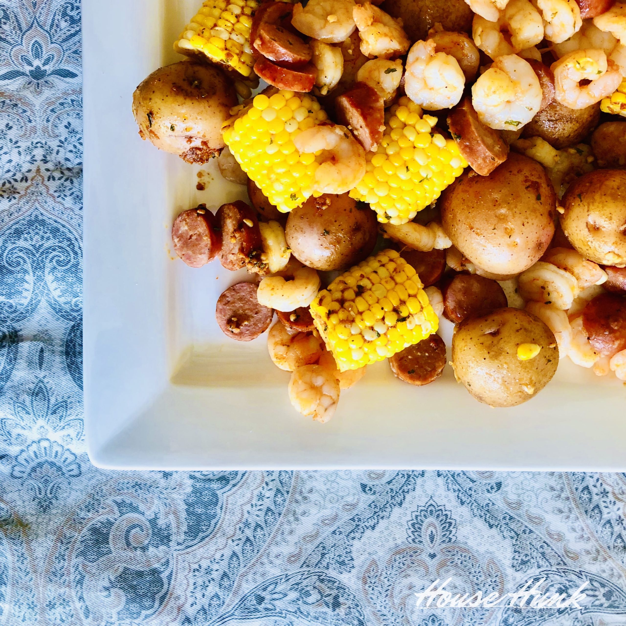 sheet pan cajun shrimp