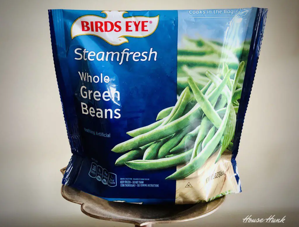 Bag of Birds Eye Steamfresh Whole Green Beans