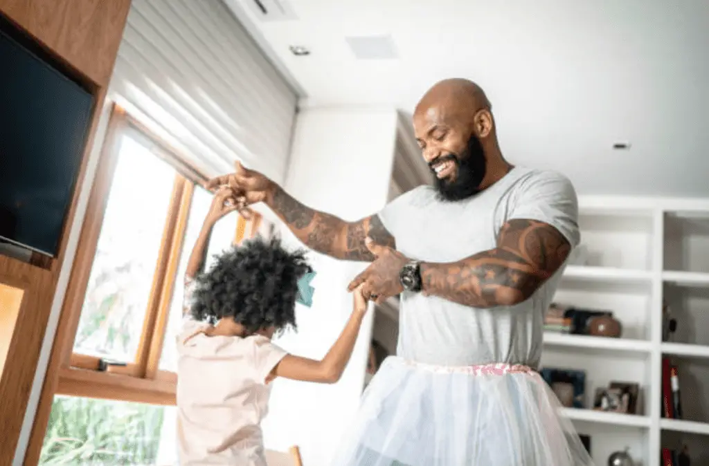 Dad Dancing With Daughter