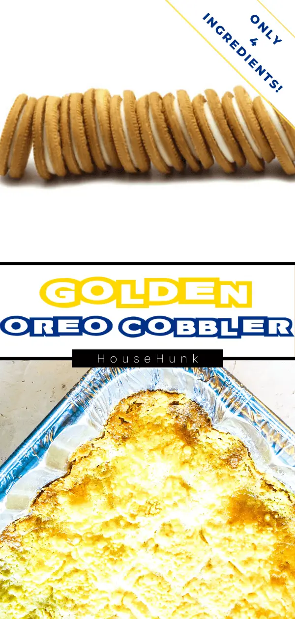 Golden Oreo Cobbler Pinterest Pin