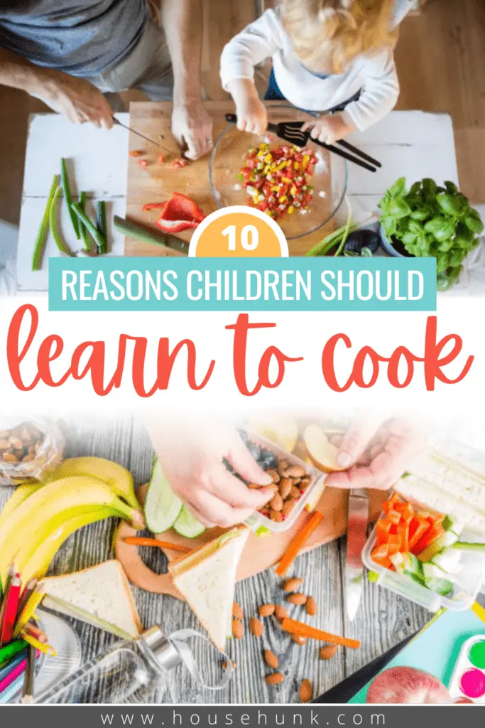 Benefits of Getting Kids Involved In The Kitchen Pinterest Pin