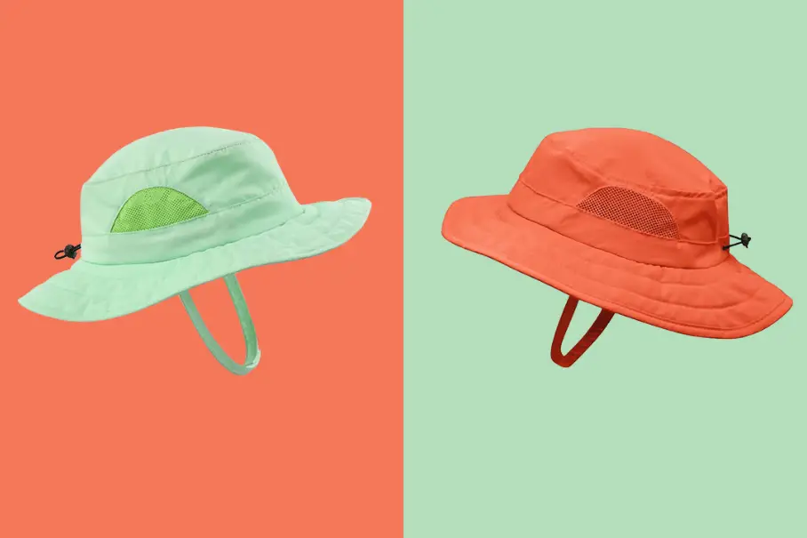 Connectyle Kids Wide Brim Mesh Sun Hat