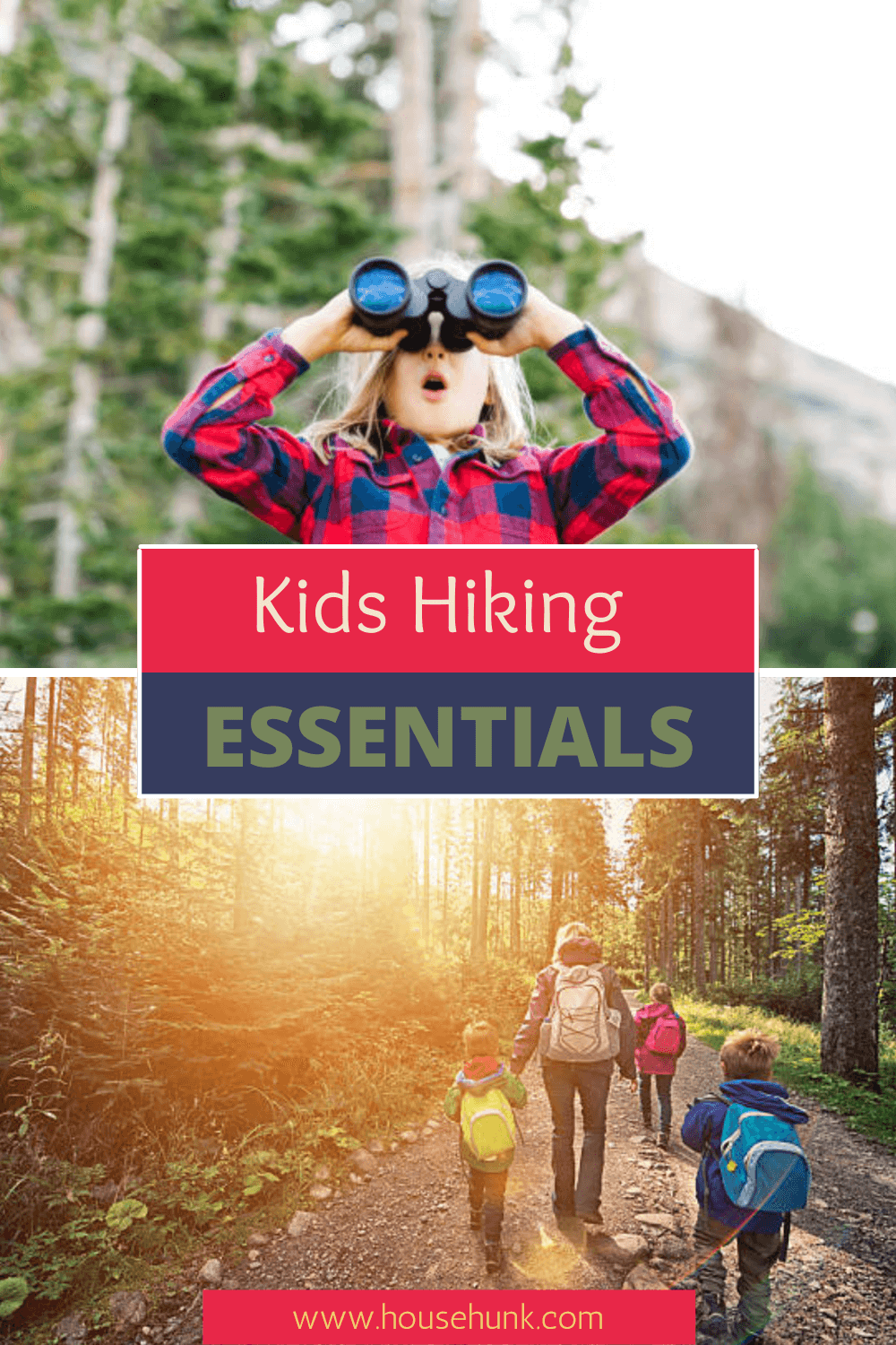 Kids Hiking Essentials Essentials Pinterest Pin