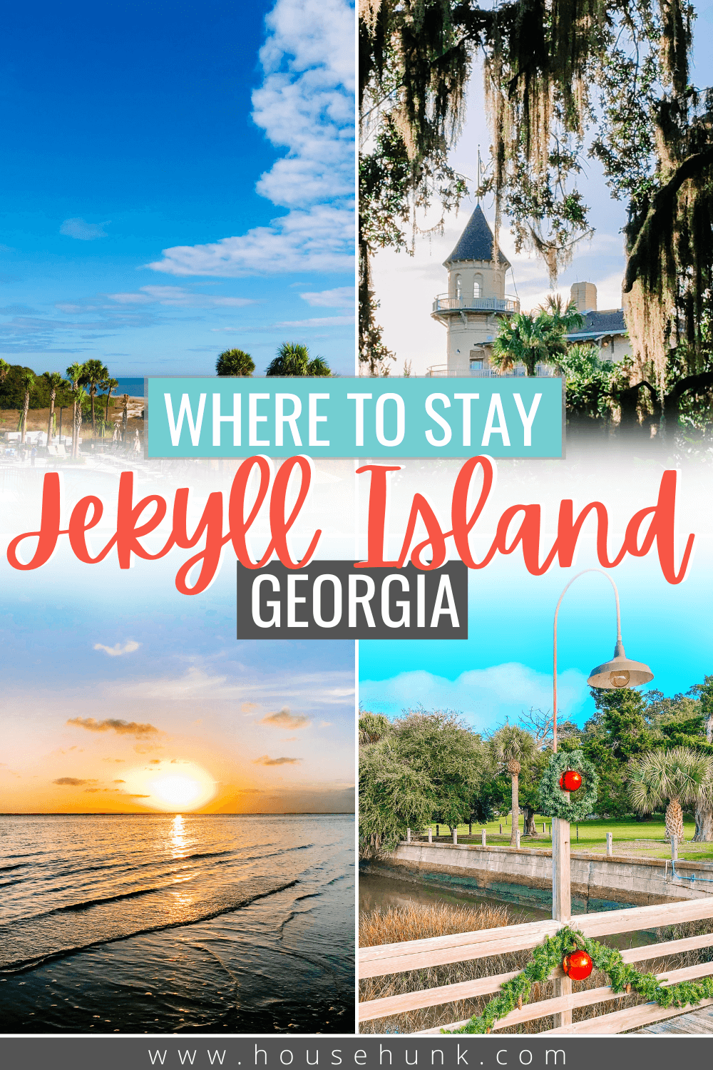 Where To Stay On Jekyll Island, GA Pinterest Pin