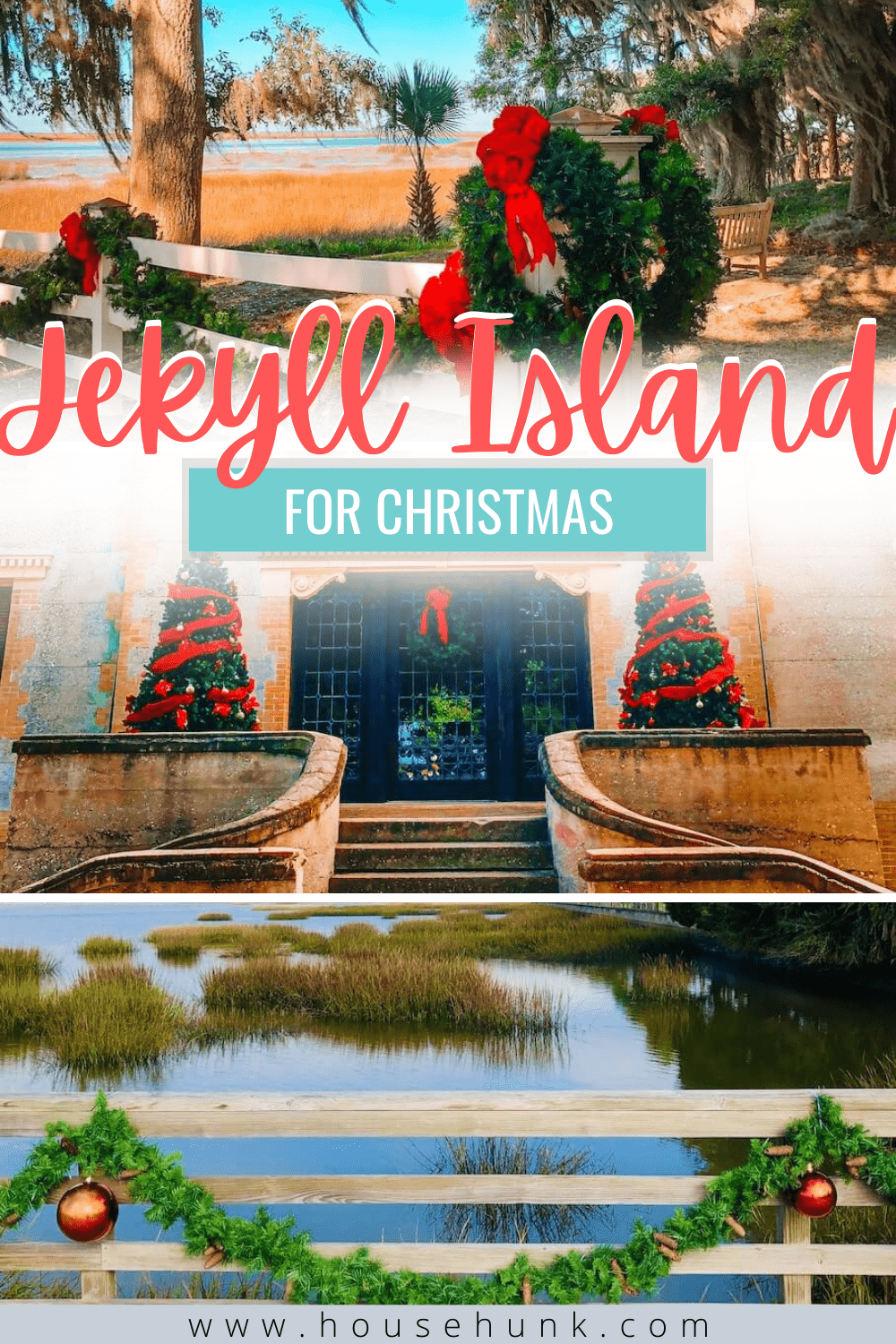 Jekyll Island, Winter Pinterest Pin