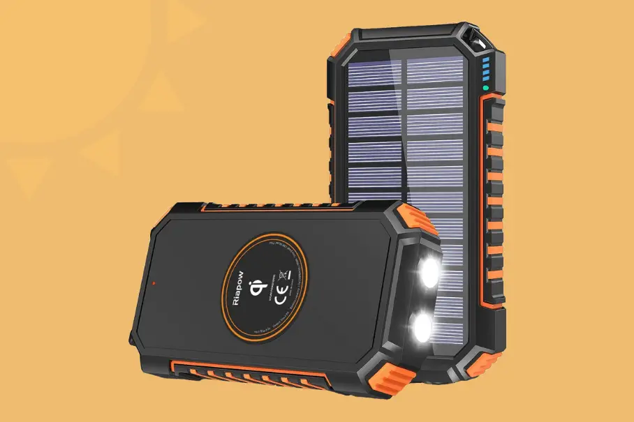 Solar Powered Portable Charging Bank