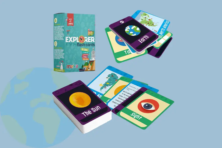 merka Flash Cards Explorer Set