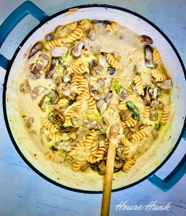 Philly Cheesesteak Pasta - House Hunk