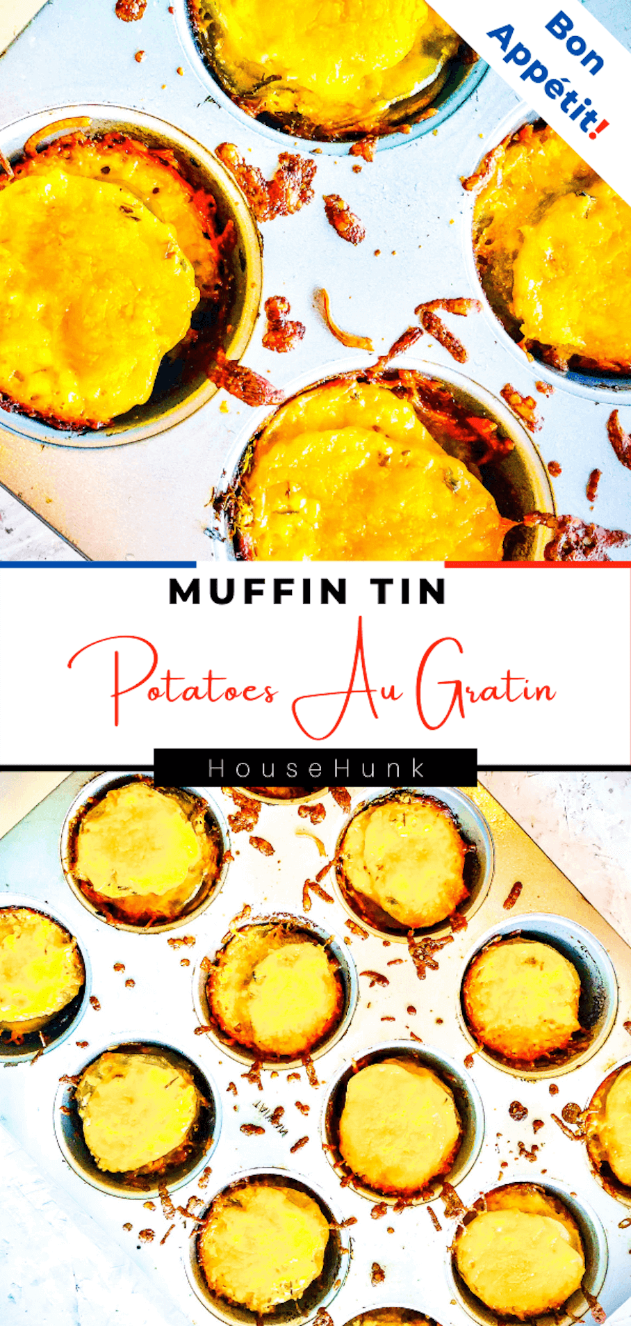 Muffin Tin Potatoes Au Gratin Stacks House Hunk