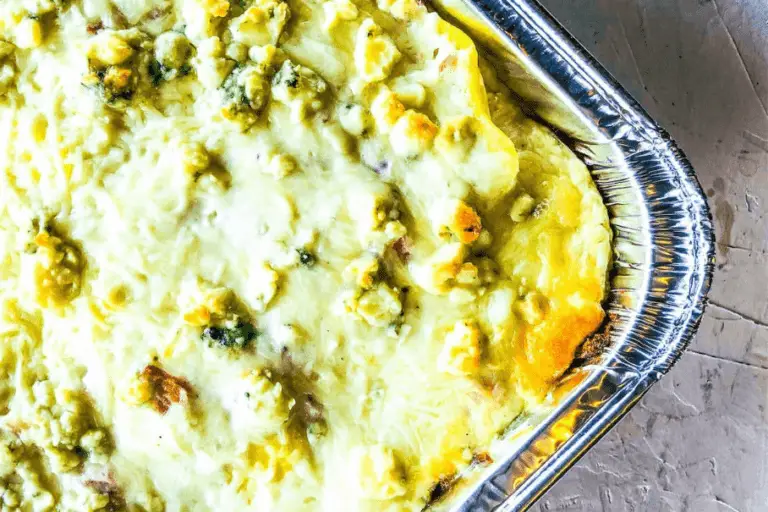 Bacon and Blue Cheese Ravioli Lasagna - House Hunk