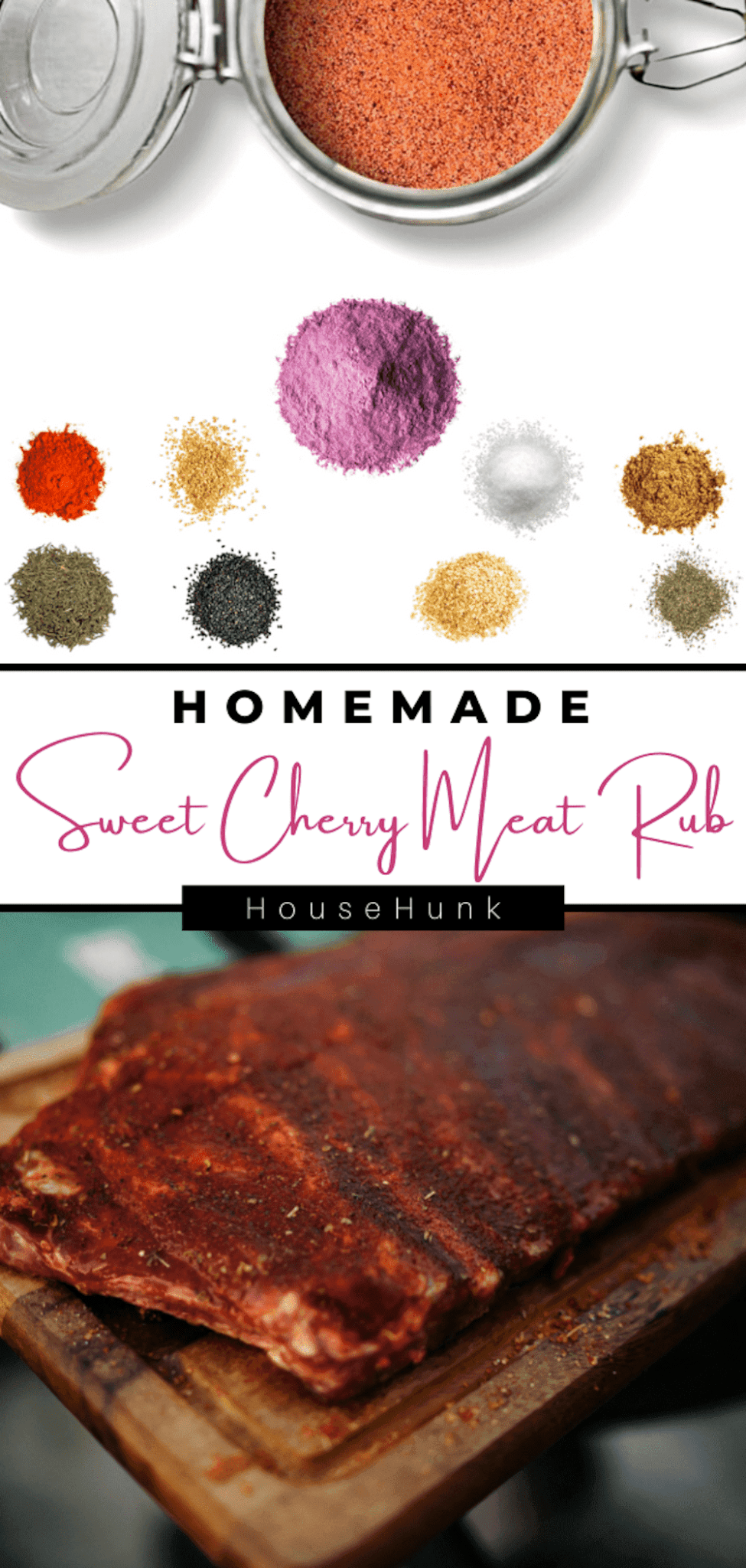 Homemade Sweet Cherry Meat Rub House Hunk