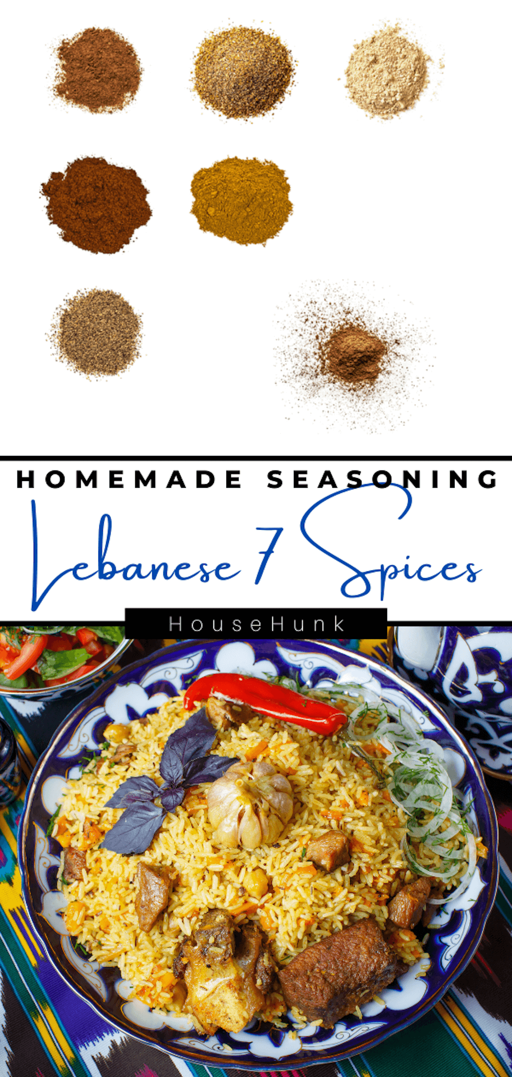 Homemade Lebanese 7 Spices Seasoning - House Hunk