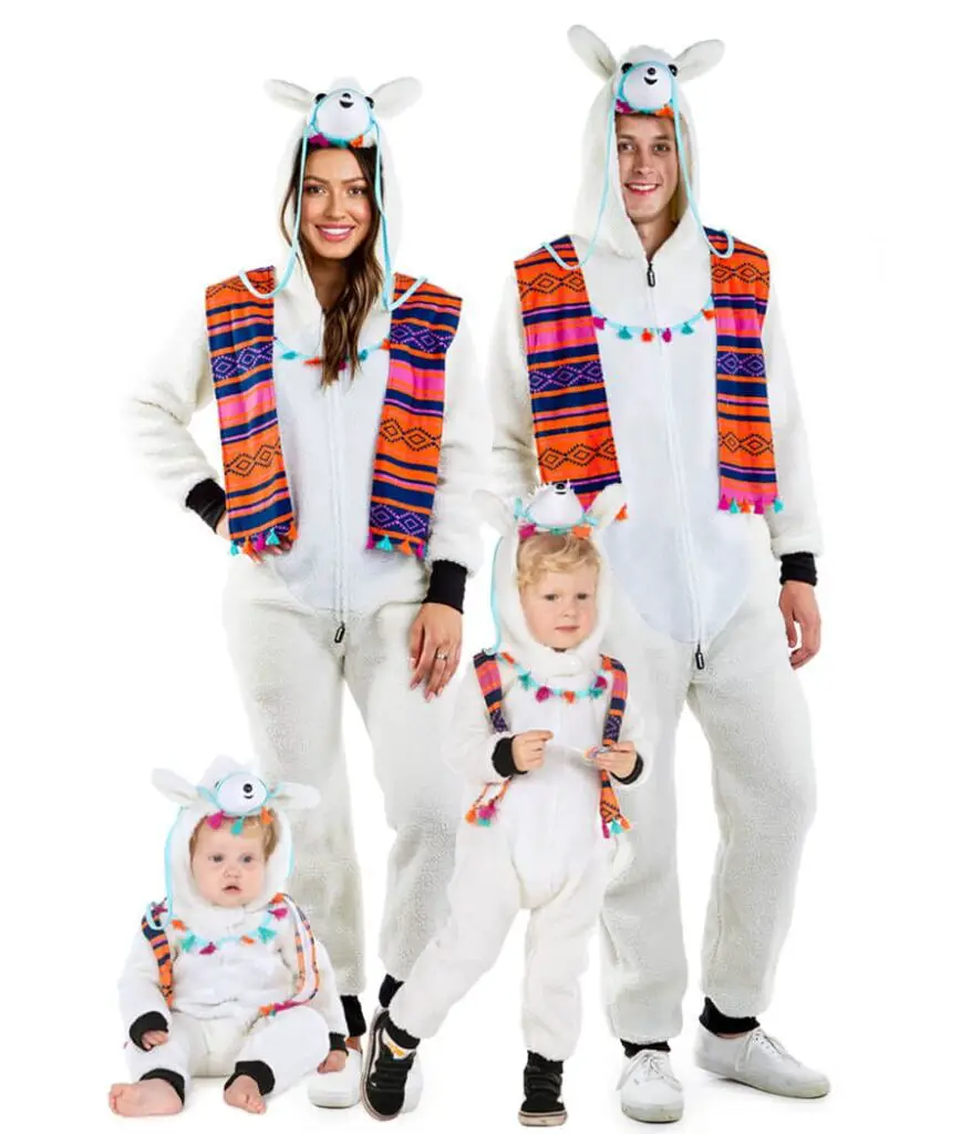 Family Matching Llama Halloween Costumes