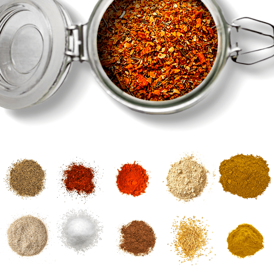 Homemade Seafood Spice Blend Ingredients
