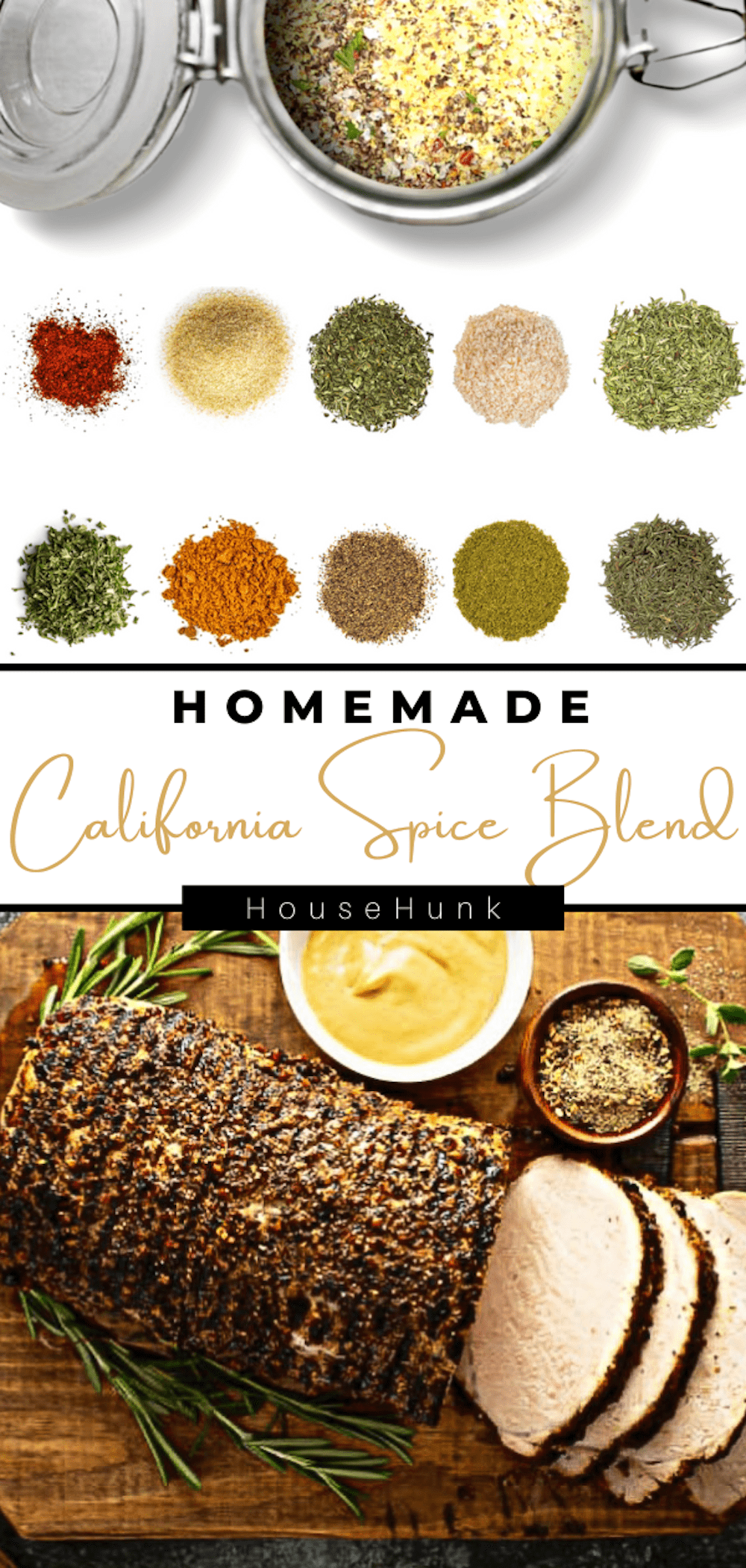 Homemade California Spice Blend House Hunk