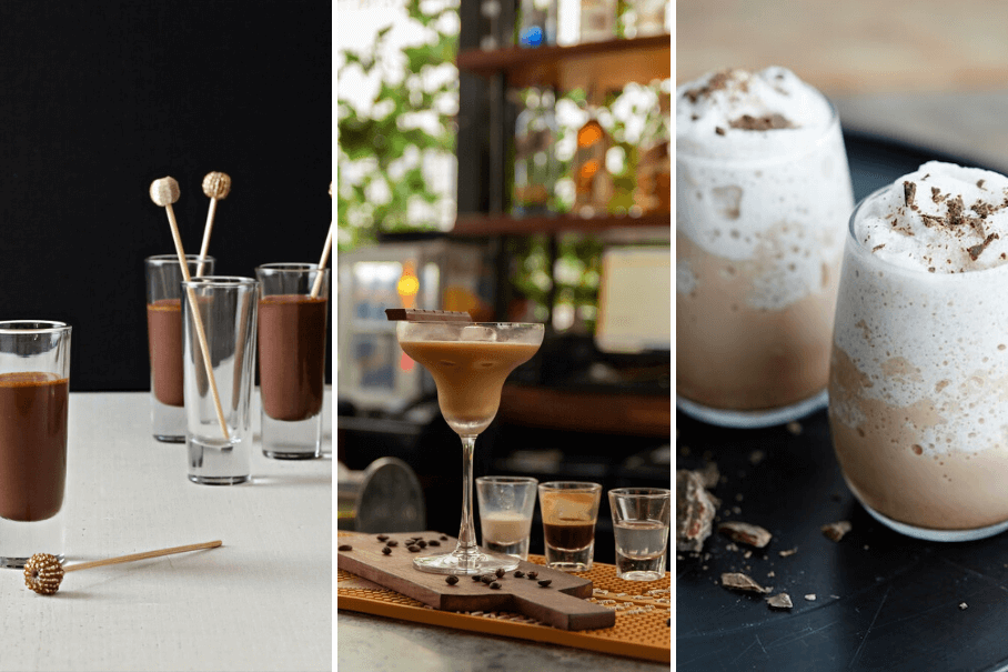 Homemade Chocolate Liqueur Cocktails