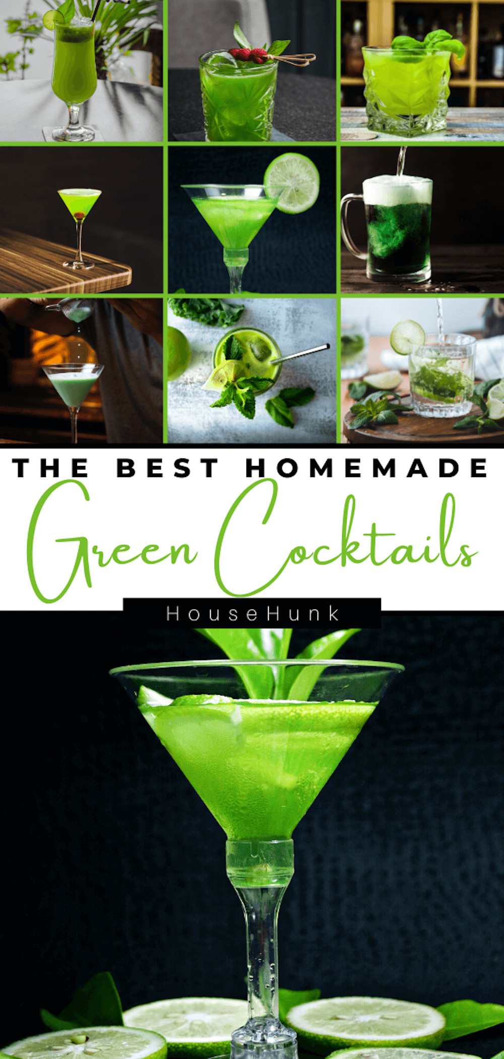 16 Green Cocktails To Get Your Party Started - House Hunk