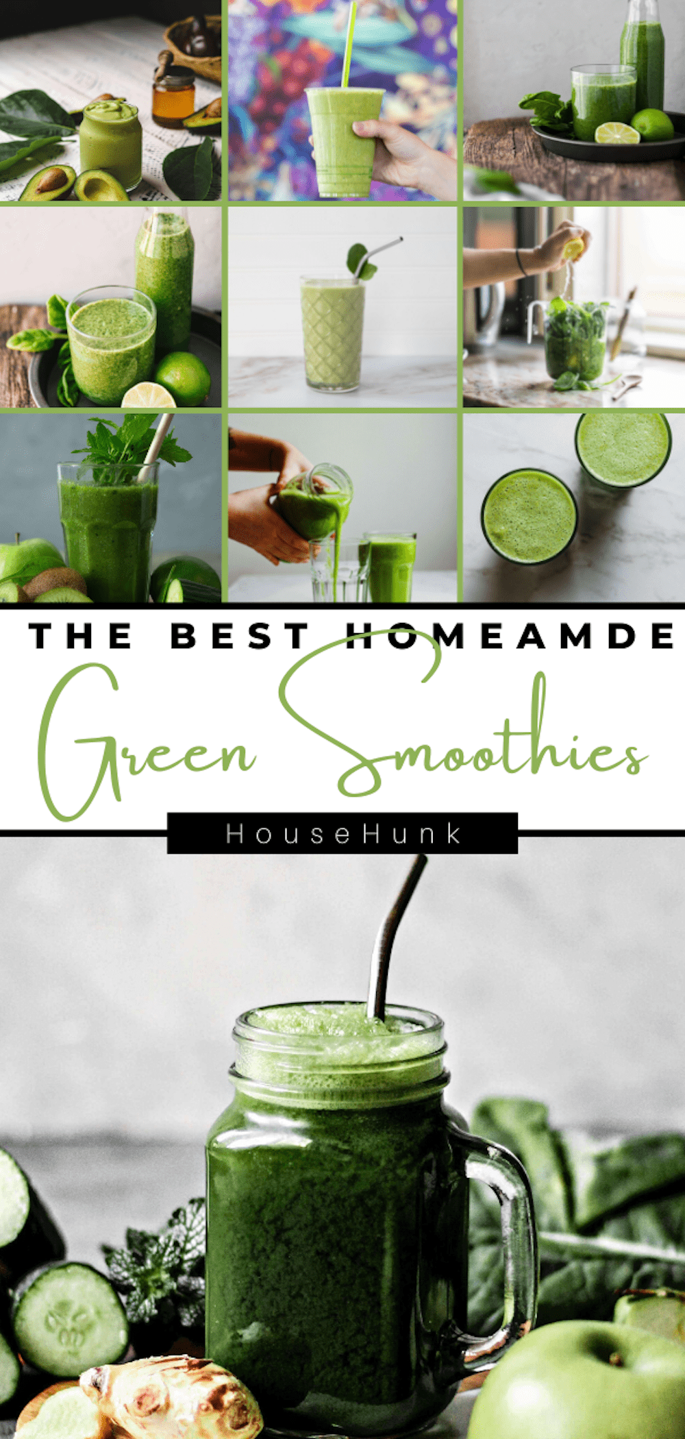 15 Green Smoothie Recipes for a Healthy Boost House Hunk