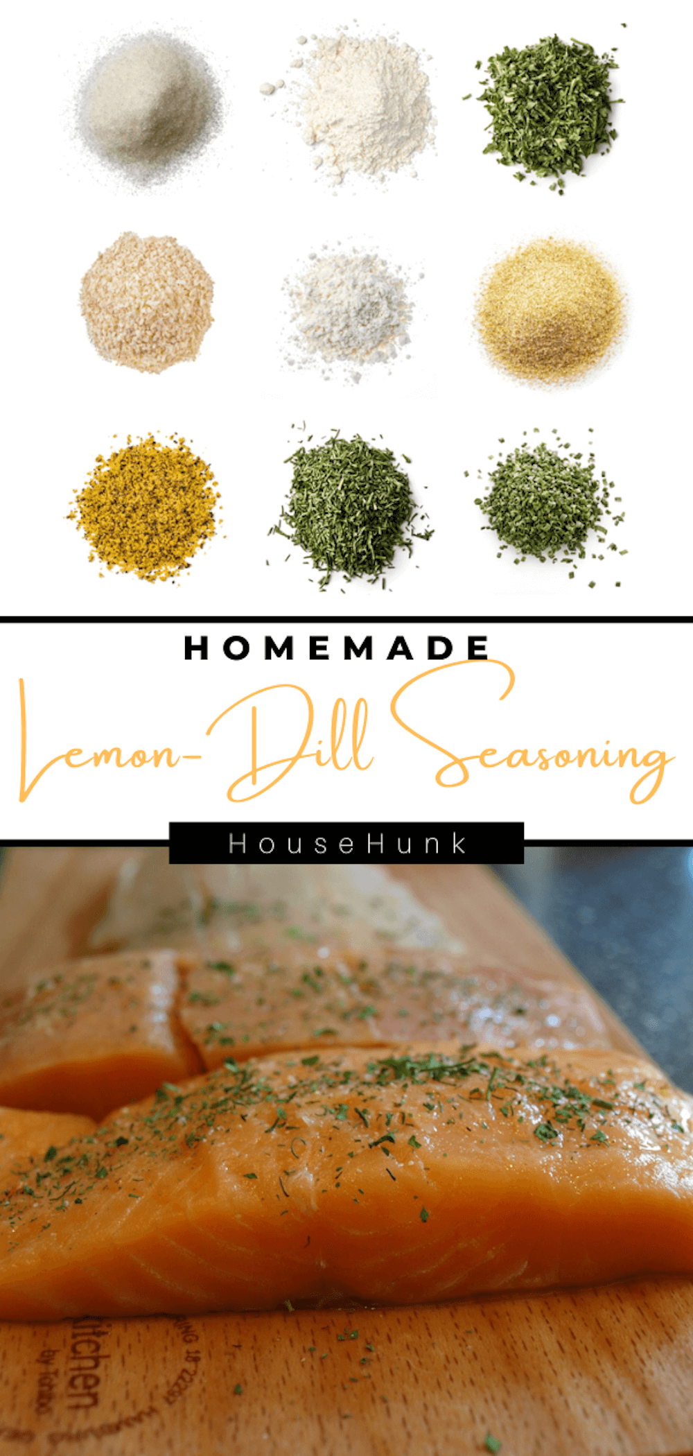 Homemade Lemon Dill Seasoning House Hunk