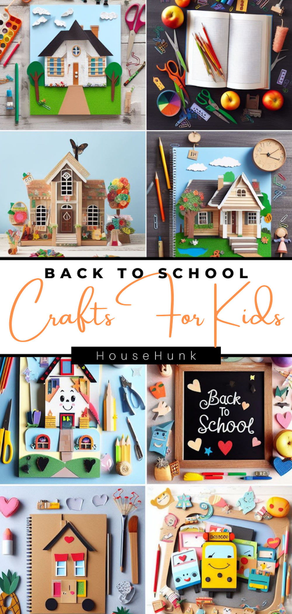 Back to School Crafts - House Hunk