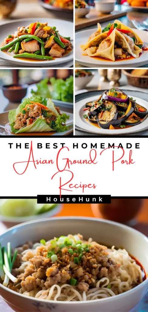 The Best Homemade Asian Ground Pork Recipes