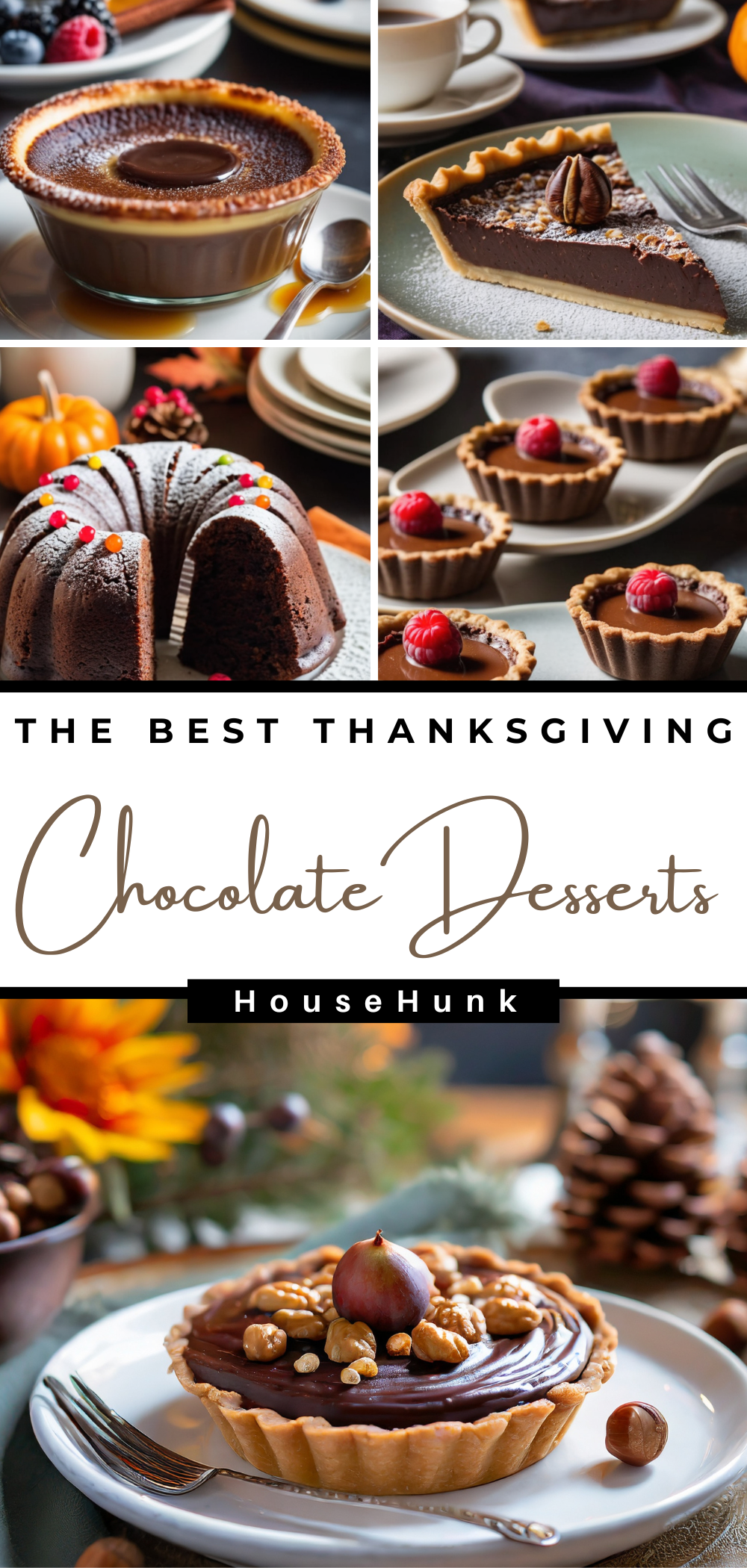 21 Easy and Impressive Chocolate Desserts for Thanksgiving House Hunk