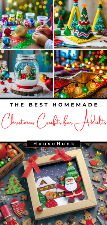 22 Delightful Christmas Crafts for Adults - HOUSE HUNK