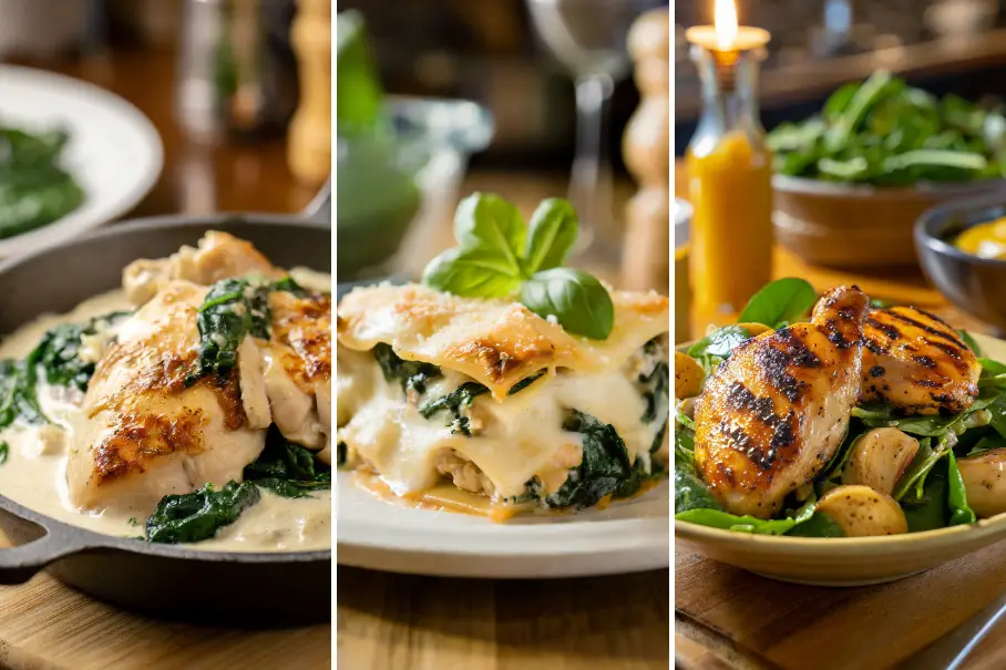 Easy Chicken and Spinach Recipes
