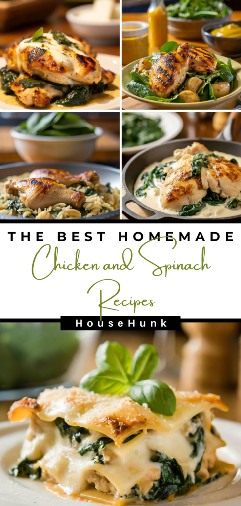 The Best Homemade Chicken and Spinach Recipes