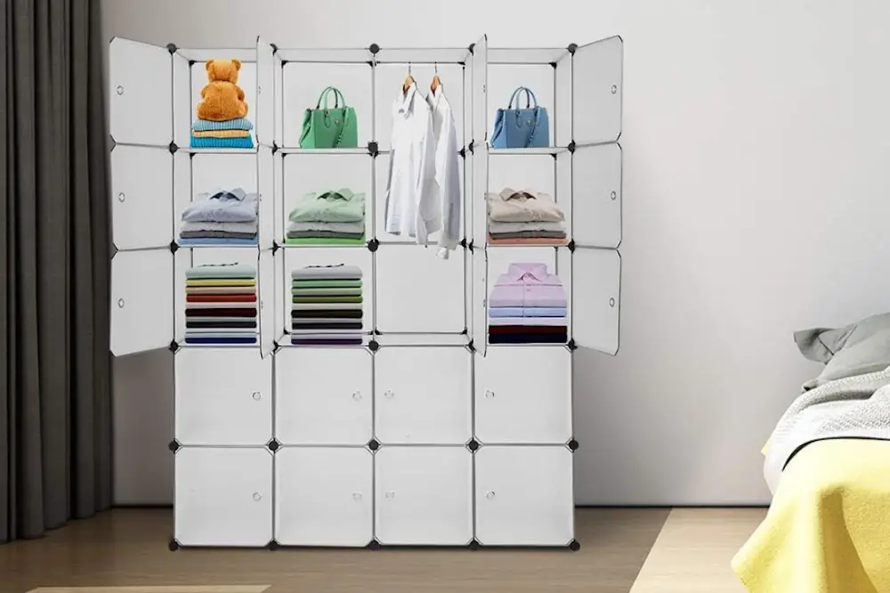 20-Cube Plastic Closet Cabinet