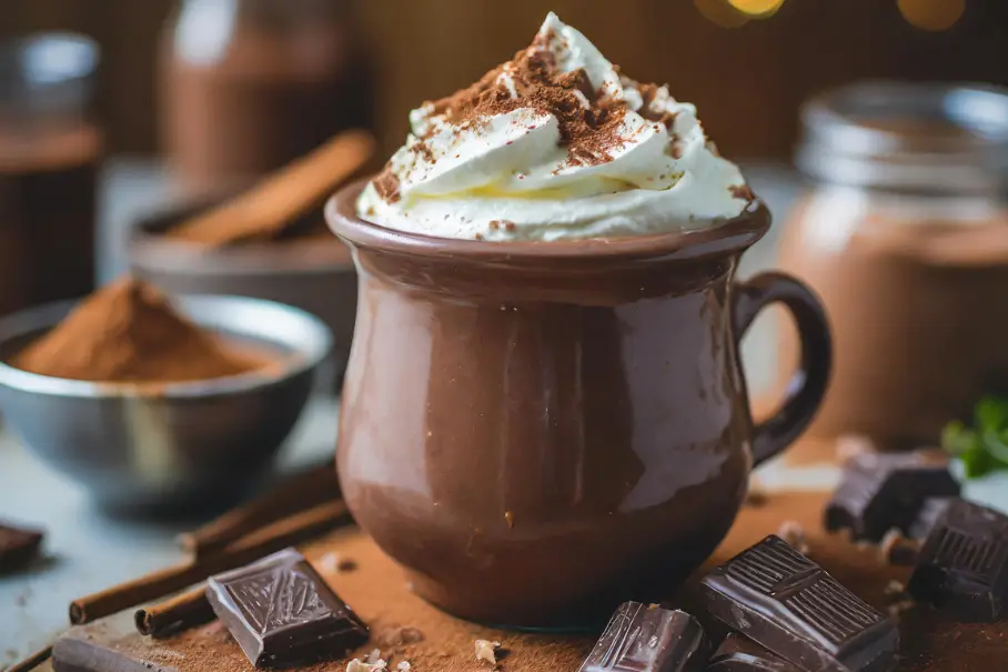 Homemade Nutella Hot Chocolate Mix