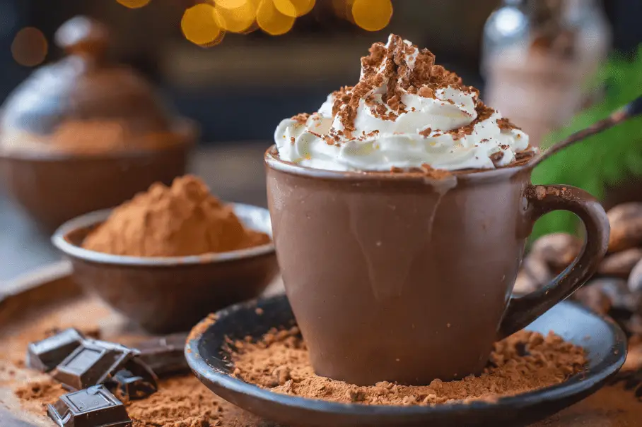 Homemade Peanut Butter Cup Hot Chocolate Mix