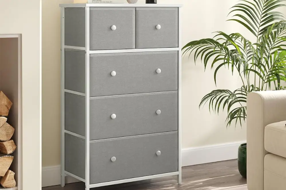 Storage Dresser Tower with Fabric Drawers