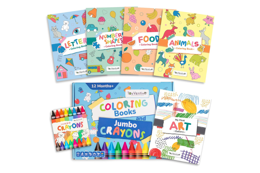 TOYVENTIVE First Coloring Books