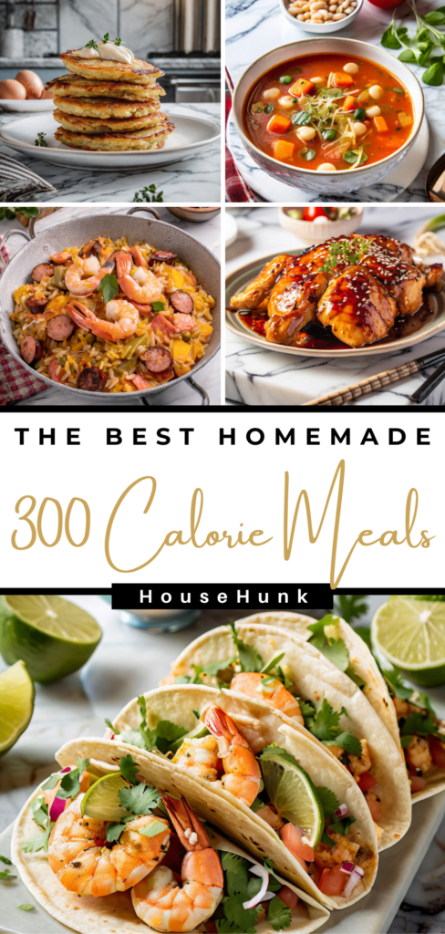 The Best Homemade 300 Calorie Meals
