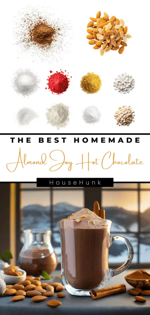 The Best Homemade Almond Joy Hot Chocolate