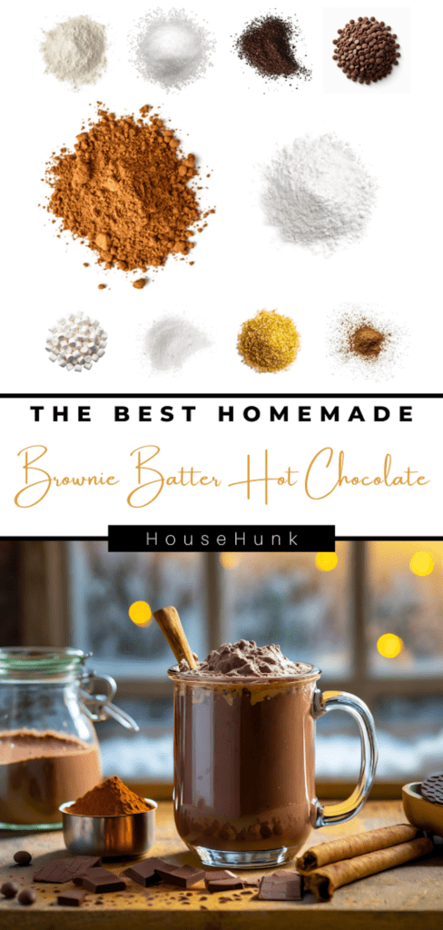 The Best Homemade Brownie Batter Hot Chocolate