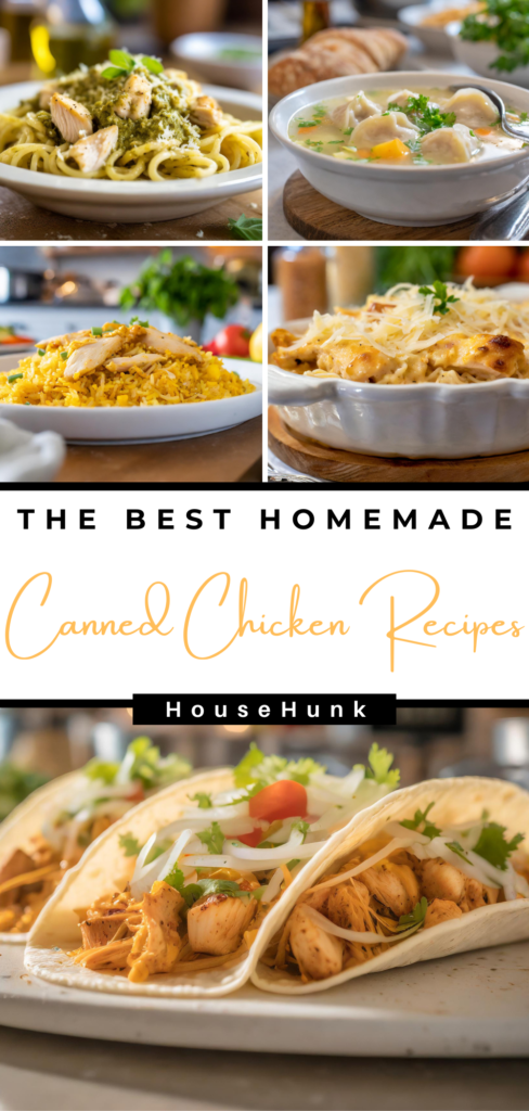 The Best Homemade Canned Chicken Recipes