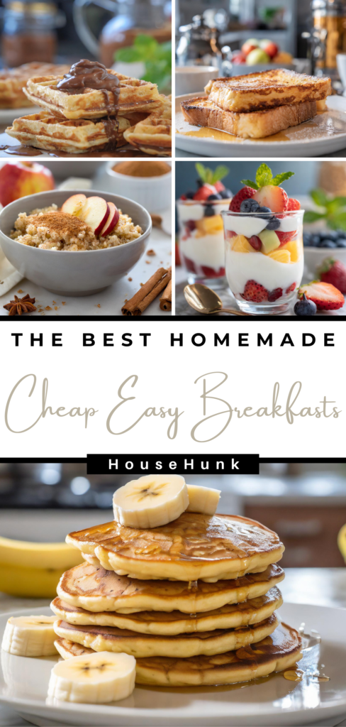 The Best Homemade Cheap Easy Breakfast Recipes - Part 1