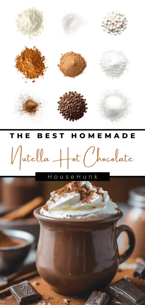 The Best Homemade Nutella Hot Chocolate Mix